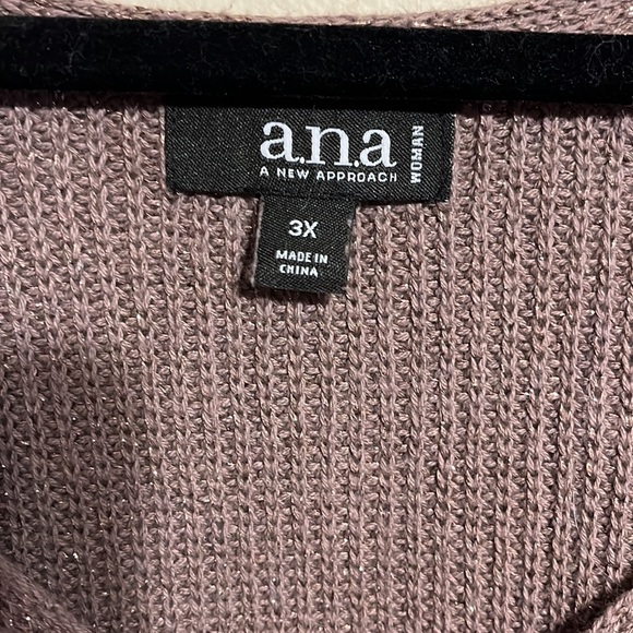 Beautiful 3X A.N.A tunic sweater - Picture 4 of 9